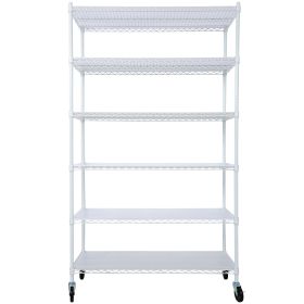 6 Tier 6000lbs Capacity NSF Metal Shelf Wire Shelving Unit