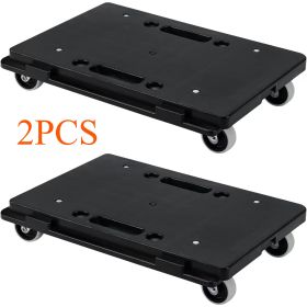 Furniture Dolly, 2 Pack Moving Dolly, Furniture Movers with 4 Wheels, 500lbs Capacity, Small Flat Dolly Connectable